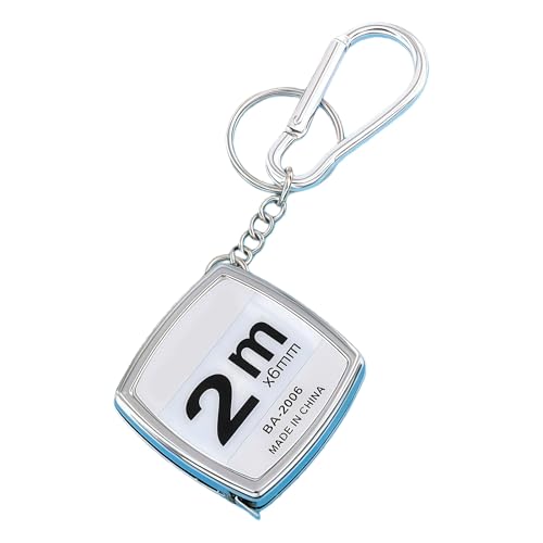 Cinta métrica retráctil de 2 m con carcasa ABS y cinta de acero