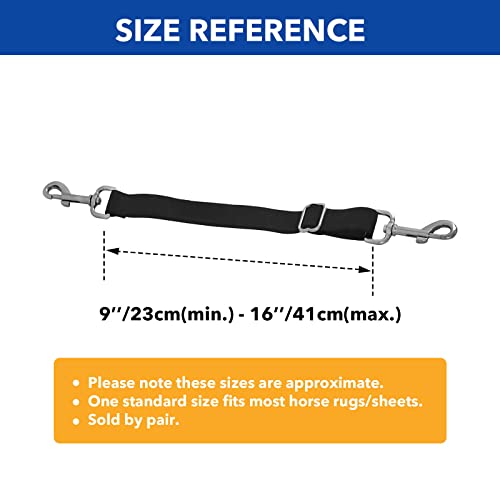 Harrison Howard Alças elásticas essenciais de substituição para barriga com botões duplos giratórios