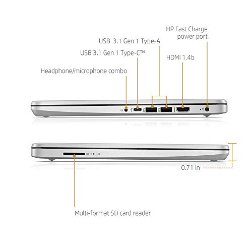 Hp 7PR51UA 14 Series 14 Inch Hd Sva Brightview Wled-Backlit Laptop, Intel 10Th Gen Core I3-1005G1 Up To 3.4Ghz thumb #3