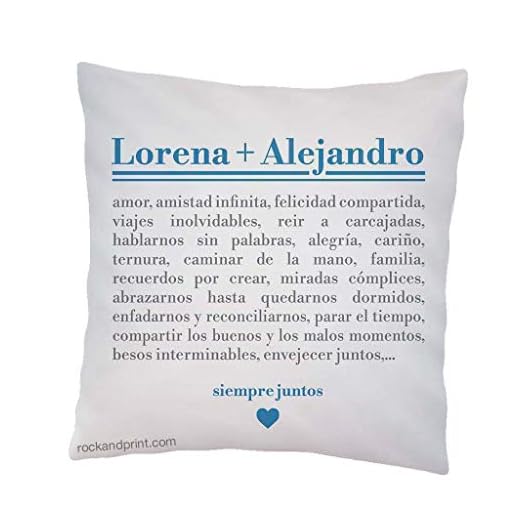 Cojín SAN VALENTÍN personalizado 40x40 cm. Incluye relleno. Elige el color. Definición Amor. Regalo San Valentin novios, cumpleaños, aniversario. pareja, novia
