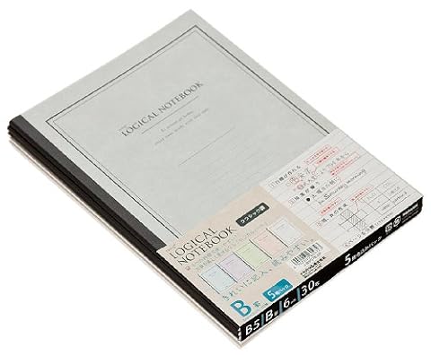 ナカバヤシ ロジカルノート B5 B罫 5冊パック クラシック ノ-B507B-5P