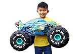 Hot Wheels Monster Trucks Ferngesteuertes Auto, Mega-Wrex im Maßstab 1:6, extragroßer Ferngesteuerter Spielzeug-Truck, mehr als 60 cm lang, HPK28
