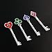 SONGCHANGJEWELRY Game Remake Keys Set - 4 pcs RPD keys Collection Set - for Game Fans, Kids Gift