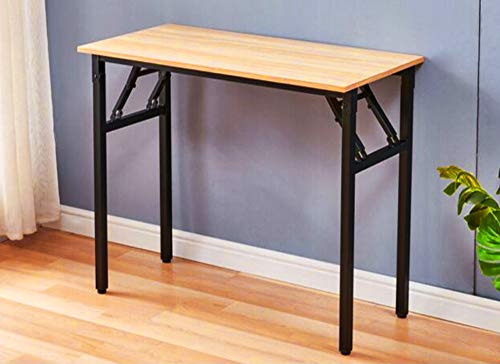 31â€ Folding Commercial Table Training Table Folding Computer Desk Workstation Folding Laptop Table,Home Office Desk, No Assembly Needed,Bown
