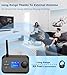 Bluetooth Transmitter for TV Dual Headphones, Bluetooth Adapter for TV LCD Display Adjustable Volume, Wireless Receiver for Home Stereo, 3.5mm/Optical/TF Card to Wireless Music Audio Transmitter