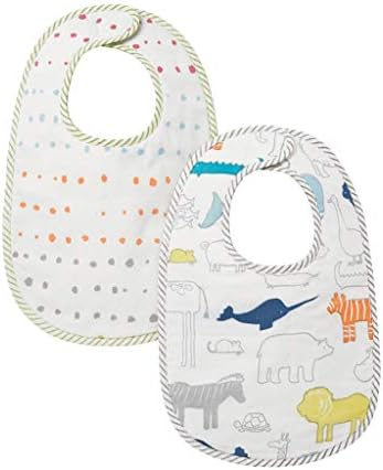 Pehr Petit Bib Set - Noah's Ark and Painted Dots