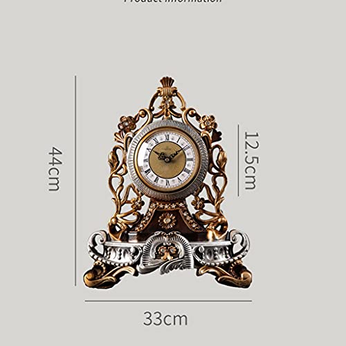Reloj analógico para mesa de escritorio silencioso y decorativo estilo retro 8
