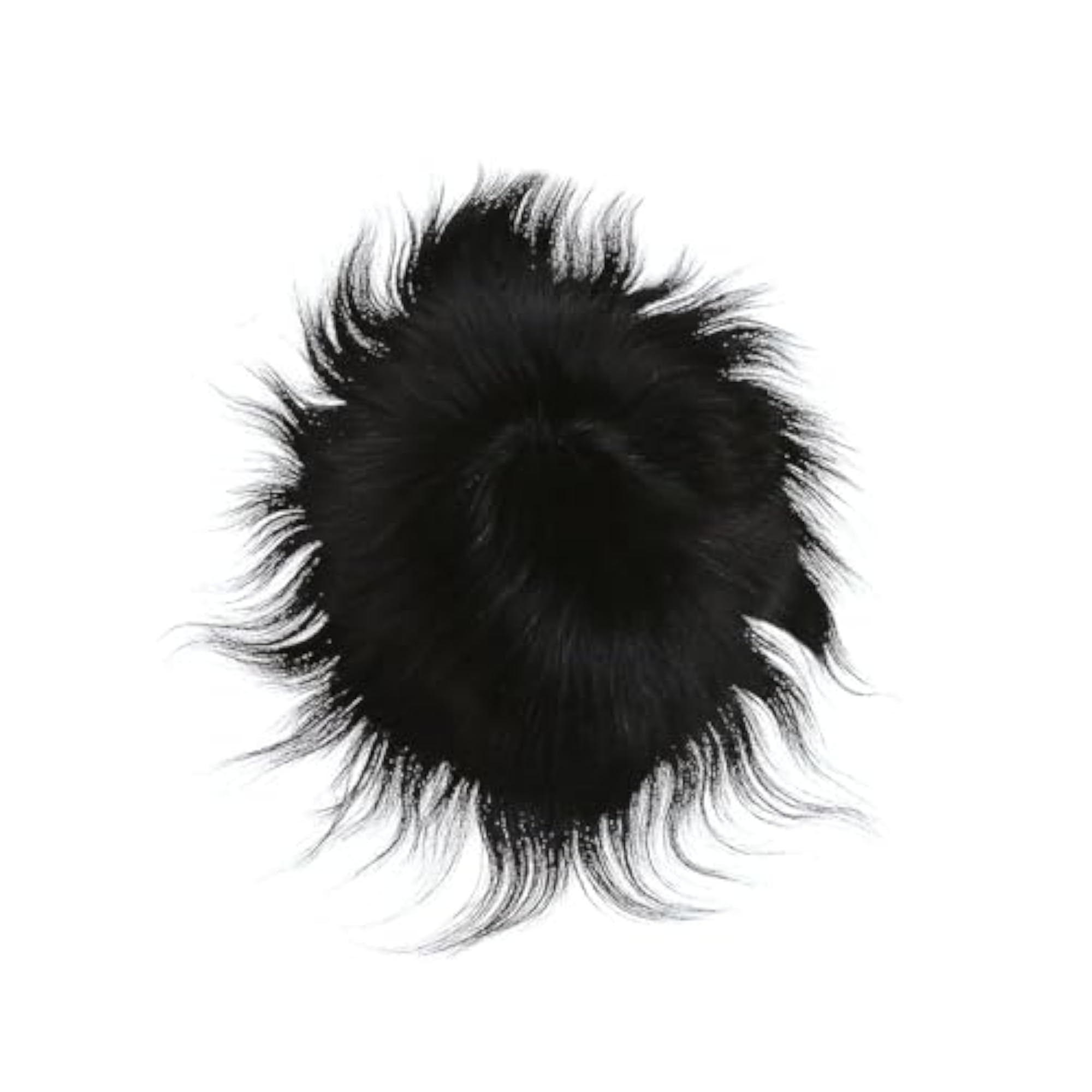 Men's Front Lace Hair Patch, Natural Black Wig