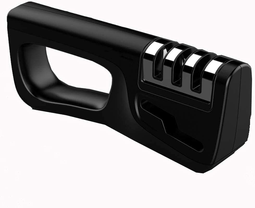 ZAIEDZAIED Manual Knife Sharpeners, Kitchen Knife Sharpener, Knife Sharpening Tool with Anti Slip Bas to Restore Non-Serrated Knife Blades Quickly, Safely Easy to Use for Kitchen Camping Hiking