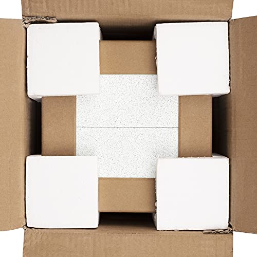 All About Steel - Insulation Fire Bricks for Blacksmith, Forges, Heating Oven Kilns and Fireplaces 9x4.5x2.5 inch (8 White)