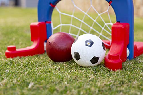 Dazmers 3-In-1 Kids Sports Center: Basketball Hoop, Soccer Goal, Ring Toss Playset - Indoor And Outdoor Activity Center For Toddlers - Toys For Active Kids #TOP7