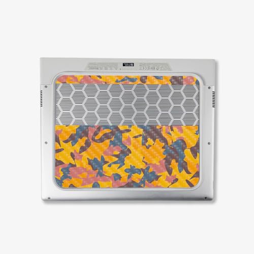 Image of MightySkins Carbon Fiber Skin Compatible with Alienware X14 R2 (2023) Full Wrap Kit - Autumn Camouflage | Protective, Durable Textured Carbon Fiber Finish | Easy to Apply | Made in The USA
