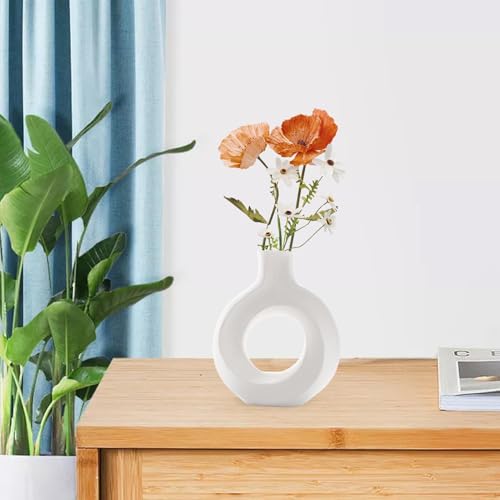Vases en céramique blanche : décoration intérieure moderne et objets boho - 6