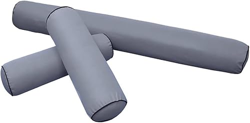 Miniatura 3 de *Solo funda*-Estilo 6 fundas de almohada para colchón de sofá cama al aire libre con ribete de tubería de contraste tamaño completo - AD001