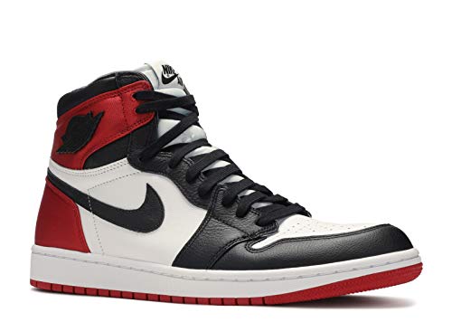 AIR JORDAN WMNS 1 Retro High 'Satin Black Toe' - Cd0461-016 - Size 7.5