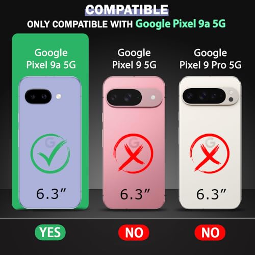 Image of TheGiftKart Liquid Silicon Back Cover Case for Google Pixel 9A | Shockproof Military Grade Protection | Micro-Fibre Cloth On Inner Side | Built-in Anti-Slip Grip Case Cover for Pixel 9A (TPU, Black)