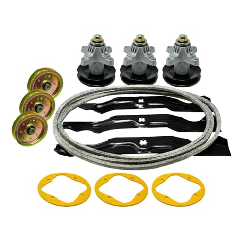 WOESDYCV Deck Rebuild Kit with Reinforcement Ring & Hardware Fits 50 in Rzt50 3 Pt-Center Hole 1 -Height 618-04126A SPM199562627 954-04044 618-04126 918-04125 112-0316 918-04125B