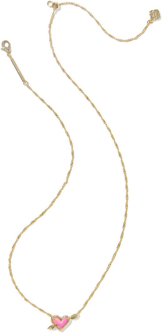 Kendra Scott Ari Heart Arrow Short Pendant Necklace