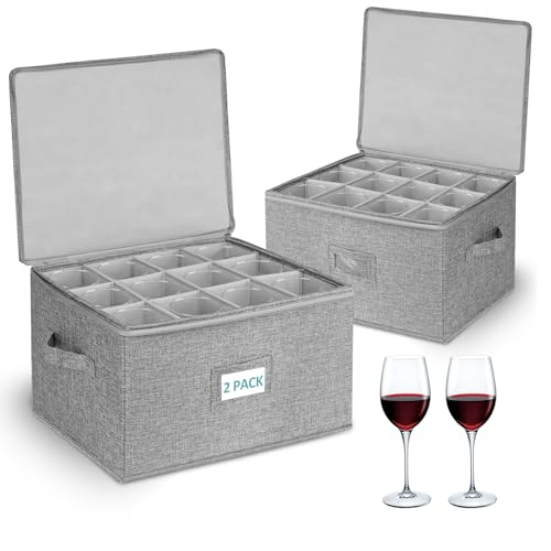 Cirhy Wine Glass Storage Box