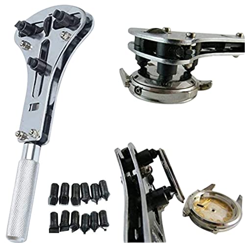 Mejores precios y opiniones de Set de Destornilladores y Llaves Inglesas más recomendados. 36 Kit de herramientas de reparación de relojes, juego de llaves de apertura de espalda y soporte de movimiento grande para reloj resistente al agua, cambio de batería