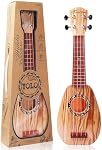 17 Inch Kids Ukulele Guitar Toy 4 Strings Mini Children Musical Instruments Educational Learning Toy for Toddler Beginner Keep Tone Anti-Impact Can Play with Picks/Strap/Primary Tutorial