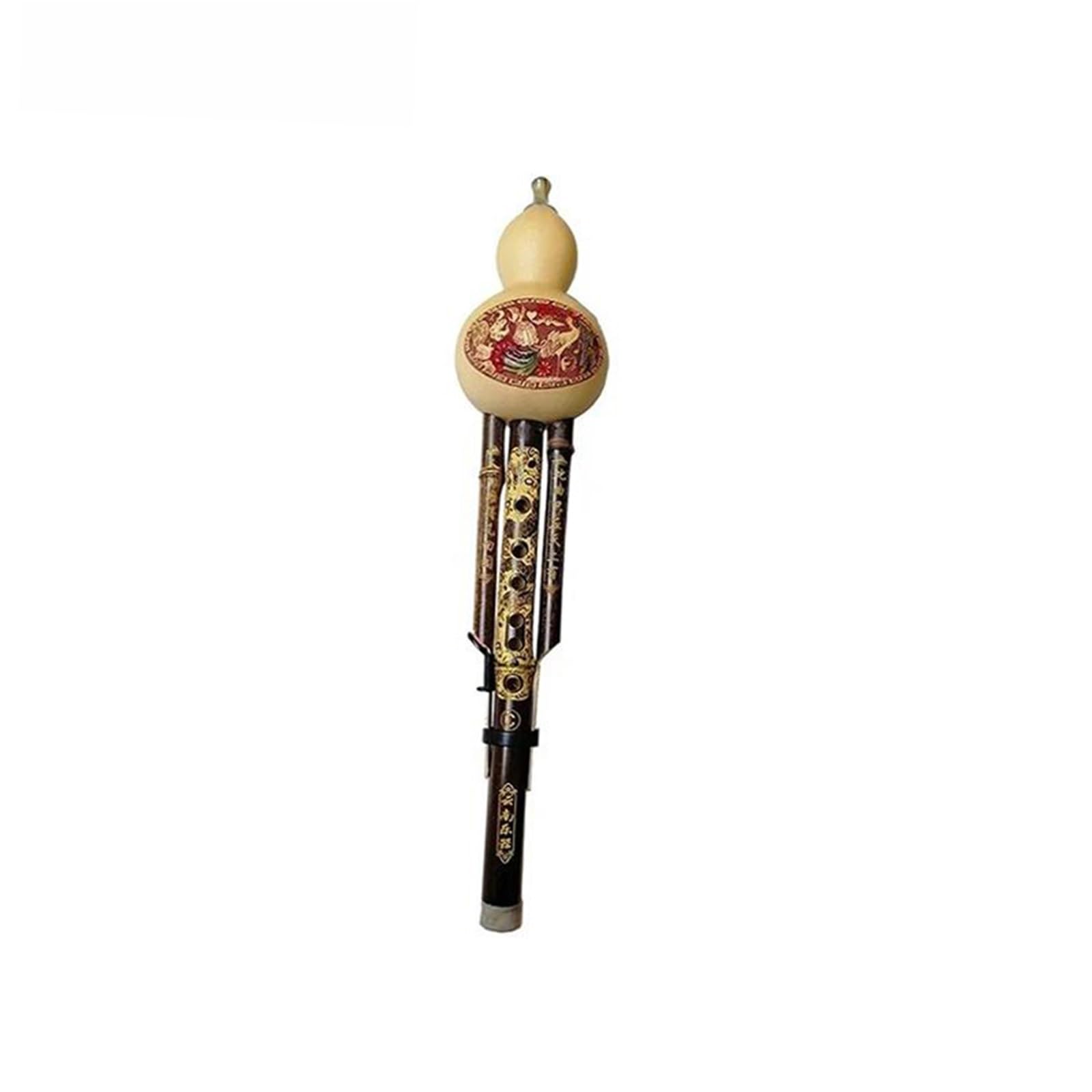 Hulusi Pour Les Débutants Flûte Cucurbitacée À Clé C Hulusi Brown Instruments De Musique Traditionnels Chinois