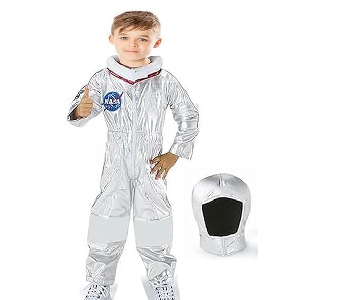 MODERNAZ Unesx astronaut dress for kids | with helmet, childs on role play, birthday party, fancy dress