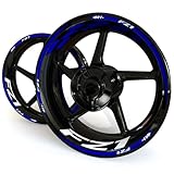 Pour Yamaha pour Fazer FZ1 autocollants de roue de jante réfléchissants de moto bande de décalcomanie de roue