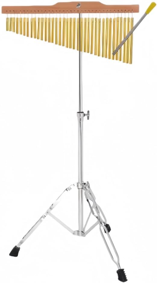 Vifpyウィンドチャイム 、打楽器 スタンドと演奏スティックが付属し、高さ調節が可能で、独特でメロディアスな音質です。初心者、指導