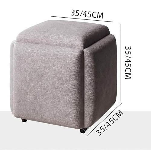 Taburetes de sofá para dormitorio que solucionan la falta de espacio con su diseño 5 en 1 3