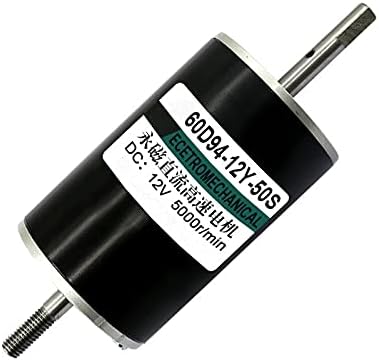 10kgf.cm High Torque Double Shaft Electric Motor 5000RPM/10000RPM High Speed 12V 24V Motor Permanent Magnet DC Motor - (Speed(RPM): 24V 10000rpm, Voltage(V): Motor and Bracket)