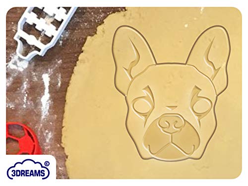3DREAMS Keksausstecher Frenchy Hunde Ausstecher French Bulldog Ausstechform Ausstecher Weihnachten Ostern Geschenk