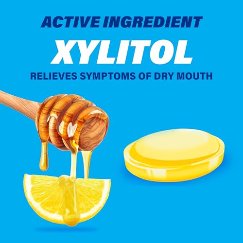 ACT Dry Mouth Lozenges With Xylitol, 36-Count, Sugar Free Honey-Lemon