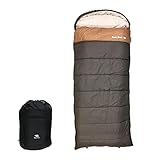 Bears Rock ベアーズロック -30度 寝袋 冬用 ワイド シュラフ 封筒型 FX-503W (チョコブラウン)