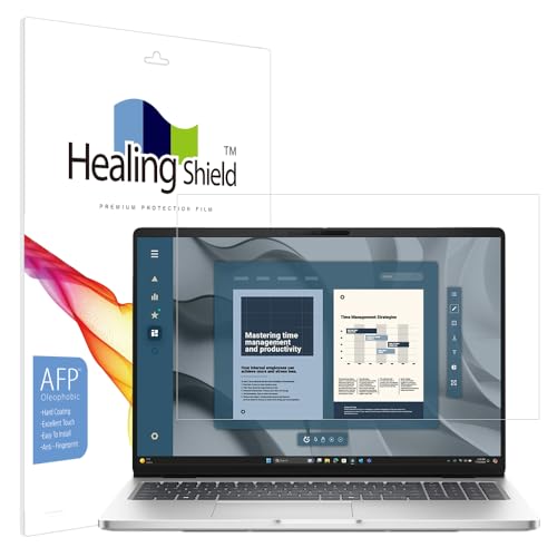 Healingshield �X�L���V�[���t���ی�t�B���� Screen Protector Oleophobic AFP Clear Film Compatible with Dell Pro 16 PC16255