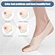 4 Artikel Hallux Valgus Korrektur,Größe M Hallux Valgus Bandage,Verstellbares Design,Bequem und Atmungsaktiv,Korrigiert Effektiv Die Zehen,Vermeidet Reibung und Schmerzen(Hautfarbe)