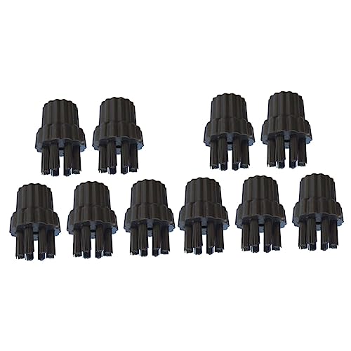 Amosfun 10 Piezas Cepillo para Máquina de Limpieza Vapor Accesorio Multiusos para Hogar Cabezal Resistente y Versátil para Limpieza Efectiva