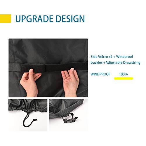 CKCLUU Patio Conversation Set Cover - Outdoor Sectional Sofa and Dining Table Chair Covers - Waterproof Heavy Duty 90 x 64 x 28 Inch