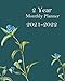 2 year monthly planner 2021-2022: Lovely Flower 24 Months Agenda Log book Schedule List Academic Weekly And Monthly Appointment With Inspirational Quotes