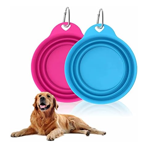 Collapsible Silicone Dog Feeding Bowl Cover