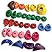 NEATATOU 36 PCS Rock Climbing Holds for Kids,Rock Climbing Wall Grips Climbing Rocks Wall Kit for Indoor and Outdoor Playground Play Set with Hardware