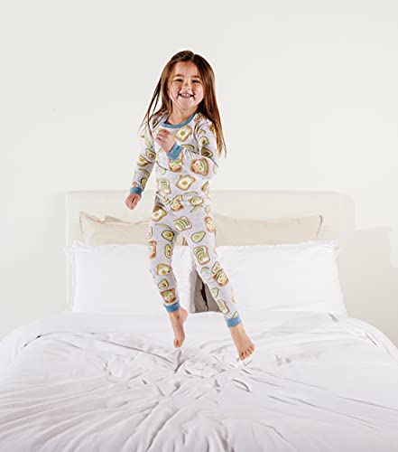 Mud Pie Kids Unisex Avocado Toast Pajama Set, Multi2