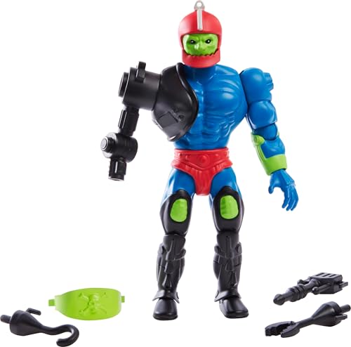 Ya en mundofriki.es: Masters of the Universe MOTU Origins Trap Jaw, Figura de acción de villano con brazo mecánico, varios accesorios de armas y minicómic, juguete regalo para niños y niñas +6 años, HYD41