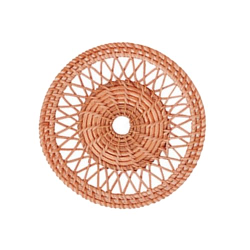 Panier mural rond rotin pour décorer une chambre à coucher cocooning - 6