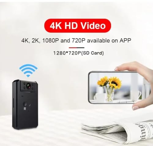Mini caméra WiFi 4K à détection de mouvement intelligente pour sécurité - 6