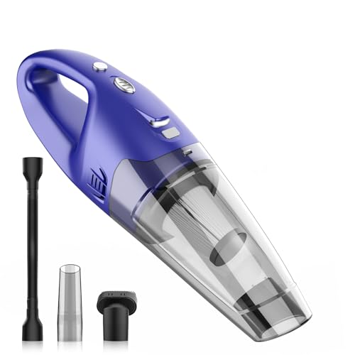 Handheld Vacuum Cordless Rechargeable, Lightweight Small Vacuum Cleaner Cordless for Car/Office/Home