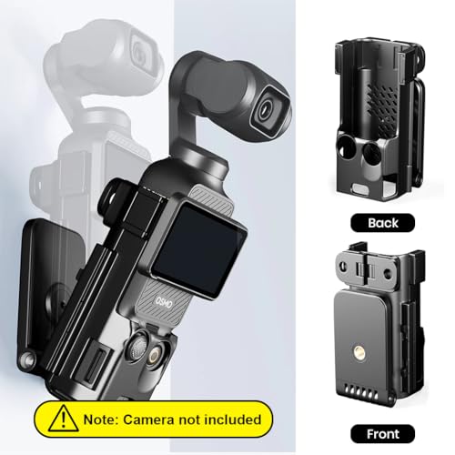 Image of ZORBES Magnetic Mount Stand Compatible for DJI Osmo Pocket 3 Accessories, Adjustable Osmo Pocket 3 Expansion Adapter, Magnetic Suction Case 180 Angle Adjustable Compatibility for Indoor and Outdoor