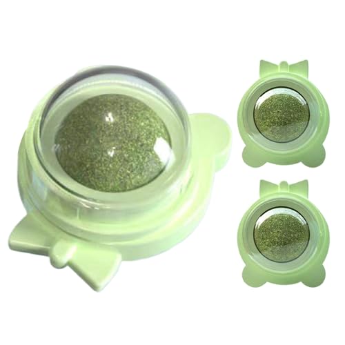 キャットニップボール 猫用おもちゃ,3個入り 猫用おもちゃ 噛む 舐めても安全,顔こすり 遊び 歯ぎしり ストレス解消 咀嚼おやつ - 屋内屋外用楽しみ