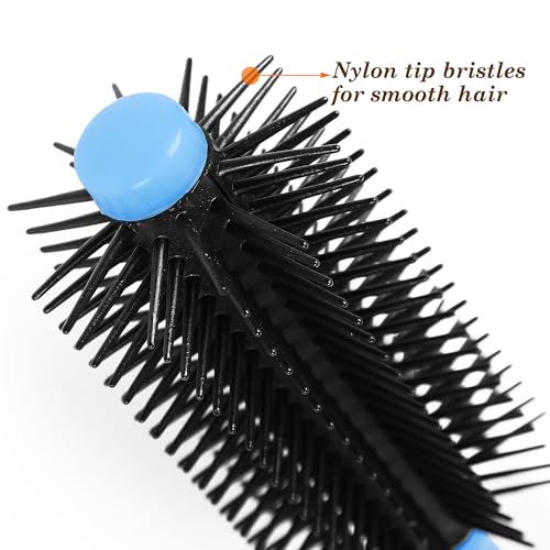 Cepillo para cabello rizado profesional con mango plástico, 1 unidad miniatura 3