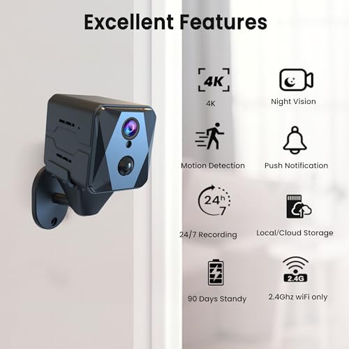4K WiFi Mini Hidden Camera